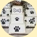 Paw print mini cakes